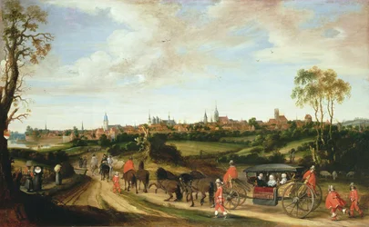 Holenderski wysłannik Adriaan Pauw przybywający do Munster, 1648